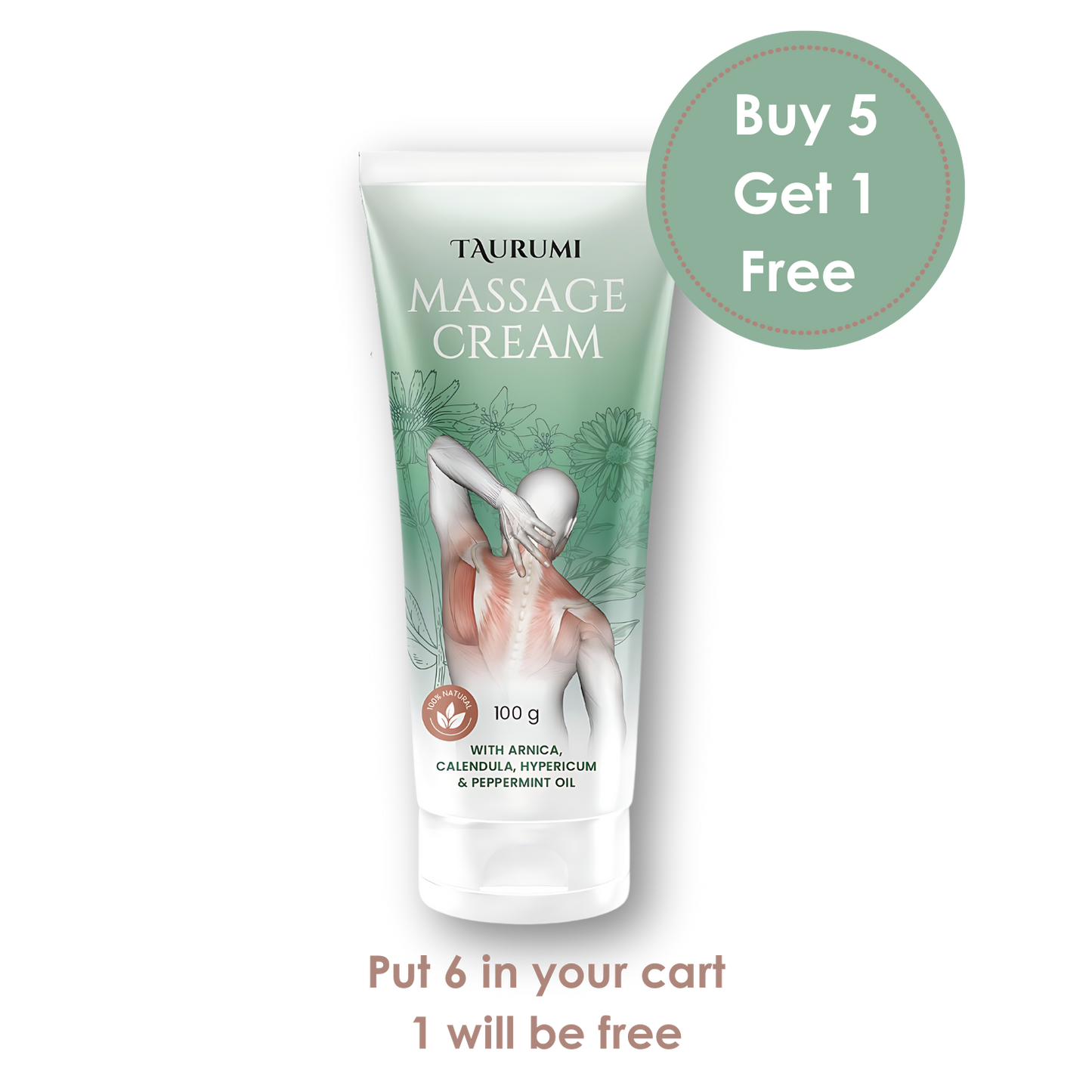 Taurumi Massage Cream - 100g Tube